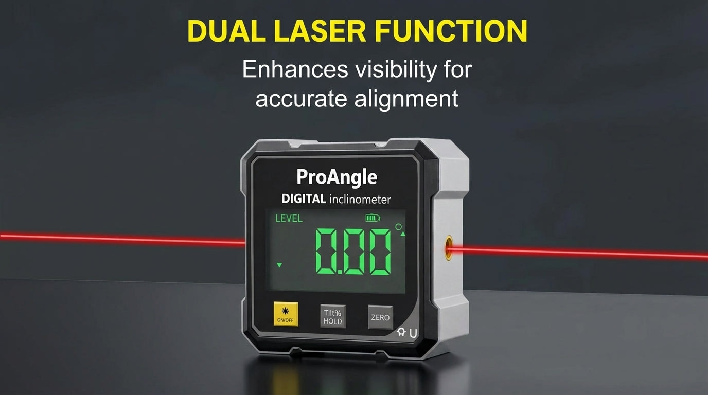 ProAngle Digital Laser Inclinometer