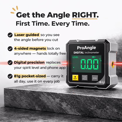 ProAngle™ Digital Laser Inclinometer - ProAngle™